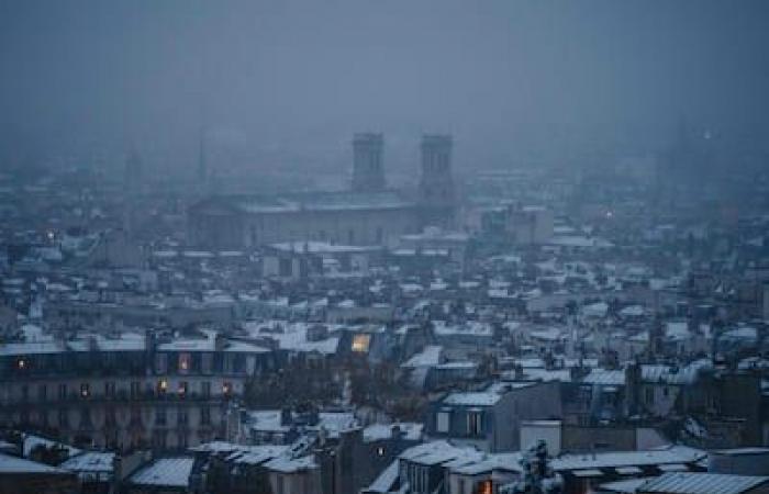 la tempête Caetano balaie la France sous la neige