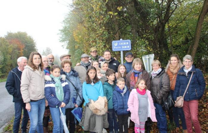 Un chemin au nom du grand résistant Pierre Samin, inauguré à Vimoutiers, dans l’Orne