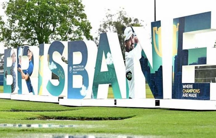 Parcours inondé, tournoi réduit à 54 trous à Brisbane…