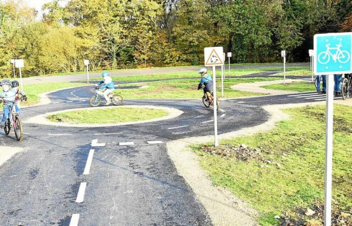 À Quimperlé, une piste pour apprendre aux enfants à se déplacer à vélo