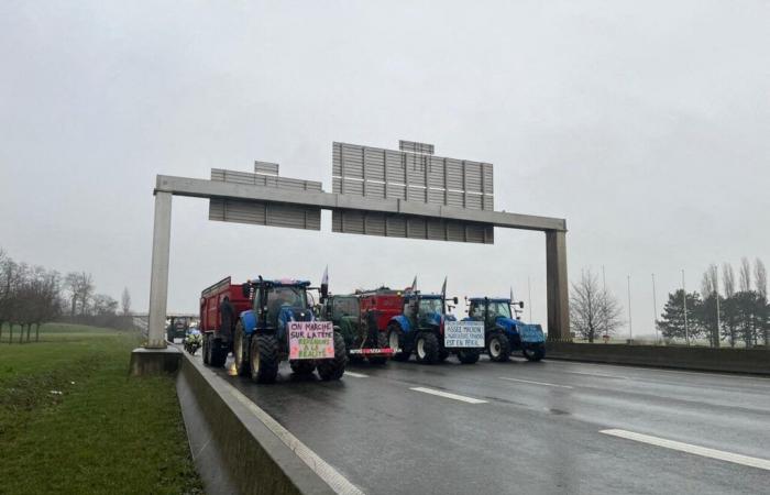 Blocage des agriculteurs sur l’A43 en Isère : la manifestation se termine