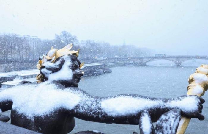 la tempête Caetano balaie la France sous la neige