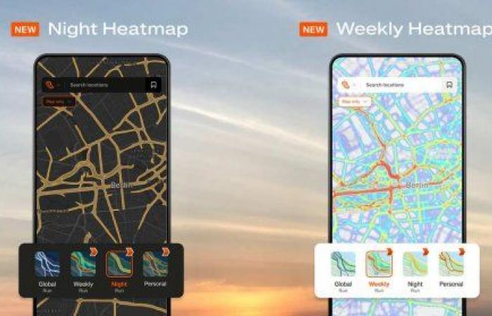 Nocturne et hebdomadaire, Strava enrichit ses cartes de 2 nouvelles couches