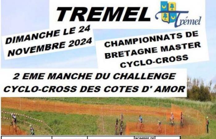 Trémel 24 novembre 2024 engagés cyclo-cross