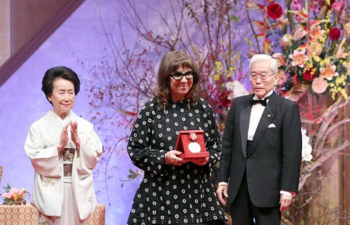 L’artiste Sophie Calle reçoit le prix praemium impériale à Tokyo, l’équivalent du prix Nobel des arts