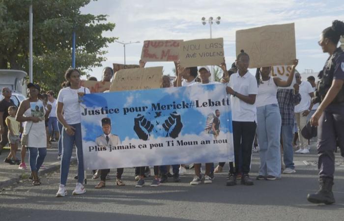 Une marche blanche dans les rues du Moule pour Merick Mathoré, militaire guadeloupéen tué à Besançon