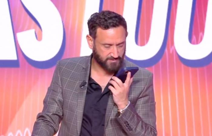 appelé en direct par sa fille, Cyril Hanouna fait un triste constat (VIDEO)