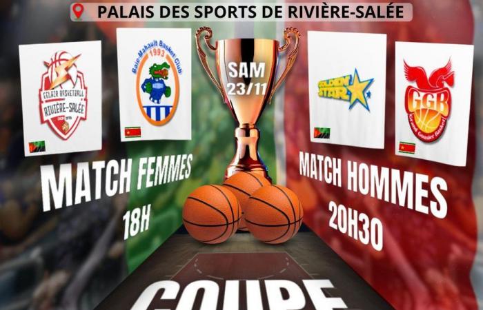 Eclair/Baie-Mahault BC et Golden-Star/Grand Gousier dans la zone Coupe de France de basket-ball des Antilles