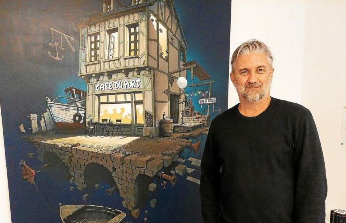 À Landerneau, Wen2 prend possession des murs de la galerie L’Urbatypik