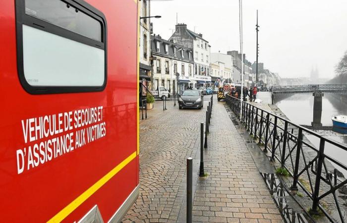 A Quimper, un homme saute dans l’Odet pour échapper à un contrôle de police