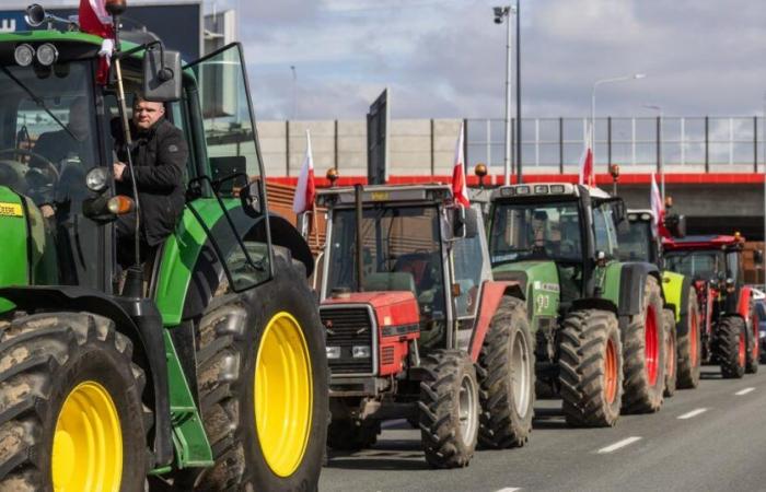 Des agriculteurs polonais bloquent un important passage à la frontière avec l’Ukraine