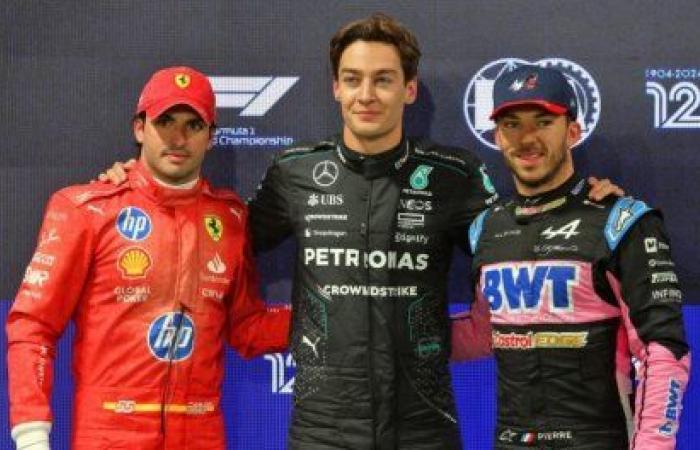 Russell arrache la pole devant Sainz et Gasly !