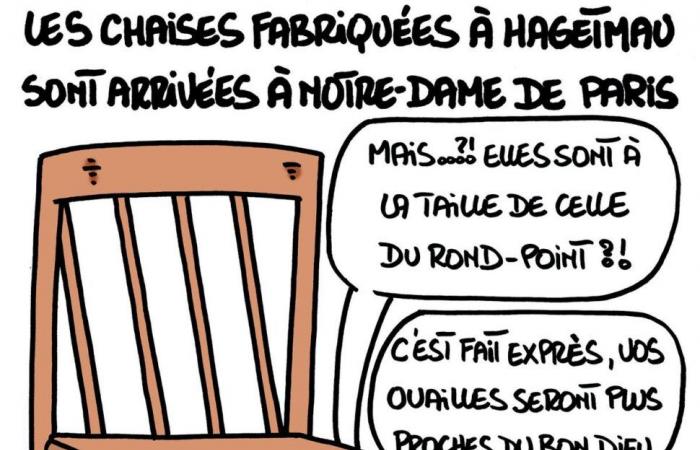 chaises bénies, mauvaise adresse et drôles de papillons dans nos échos satiriques