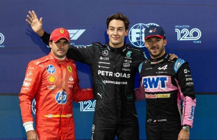 F1. La grille de départ du Grand Prix de Las Vegas avec Russell en pole et Gasly en deuxième ligne