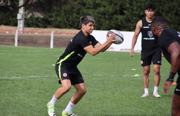 ce joueur va vivre sa première avec le Stade Toulousain et il est originaire du Lauragais