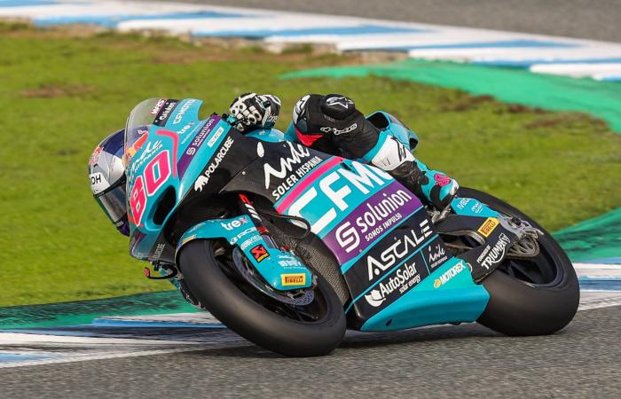 Moto2, Test de Jerez – David Alonso revient sur ses débuts en Moto2