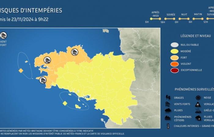 Un coup de vent durable jusqu’à dimanche soir dans le Finistère et le Trégor – Actualité météo