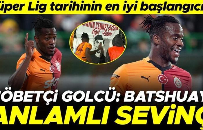 Michy Batshuayi, l’attaquant de service de Galatasaray ! Le meilleur départ de l’histoire de la Super League…