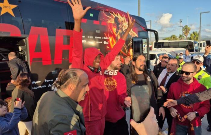 Accueil enthousiaste à Galatasaray à Bodrum