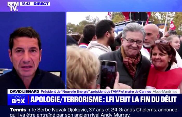 “Ce sont les idiots utiles des islamistes.” David Lisnard proteste contre LFI qui veut supprimer le délit d’apologie du terrorisme