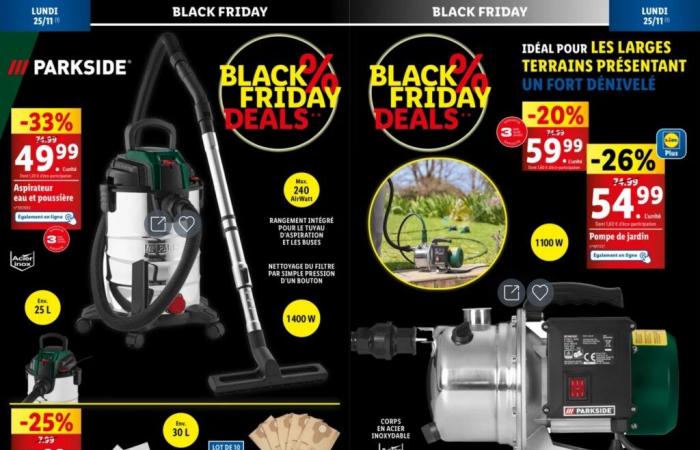 Lidl dévoile son offre Parkside pour le Black Friday avec des prix imbattables