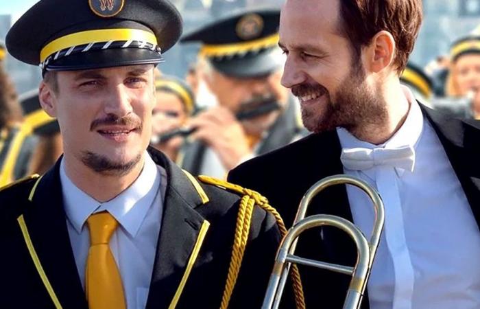 Benjamin Lavernhe, Pierre Lottin et Jacques Bonnaffé pour “En Fanfare”