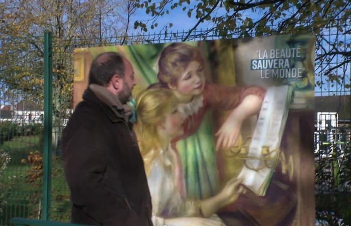 quand les tableaux de grands maîtres sont exposés dans la rue