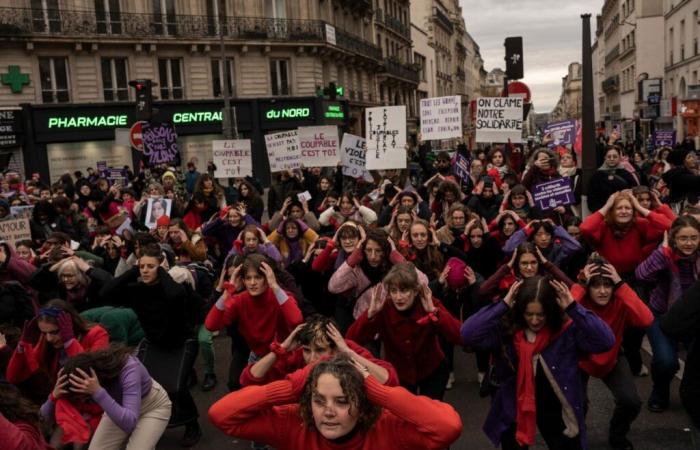 des dizaines de manifestations ont lieu en France, en plein procès pour viol de Mazan