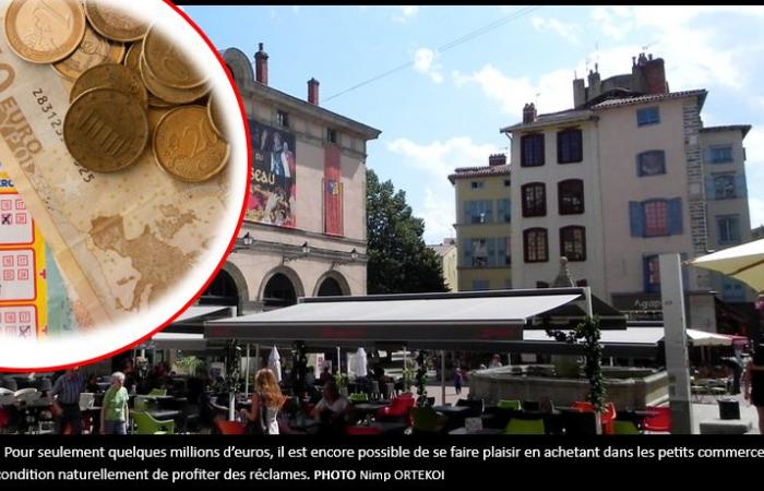 Elle gagne au Loto et parvient à acheter trois articles dans les rues commerçantes du Puy-en-Velay