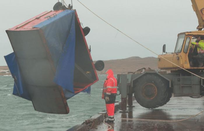 Cinq sacs récupérés au port de Miquelon après l’incident de SPM Ferries