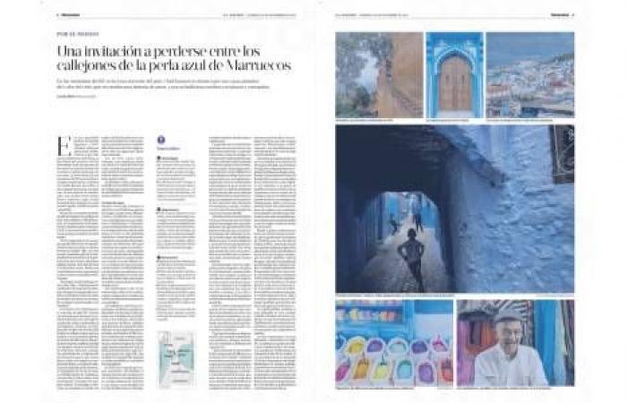 Un journal argentin propose à ses lecteurs de “se perdre dans les ruelles” de Chefchaouen