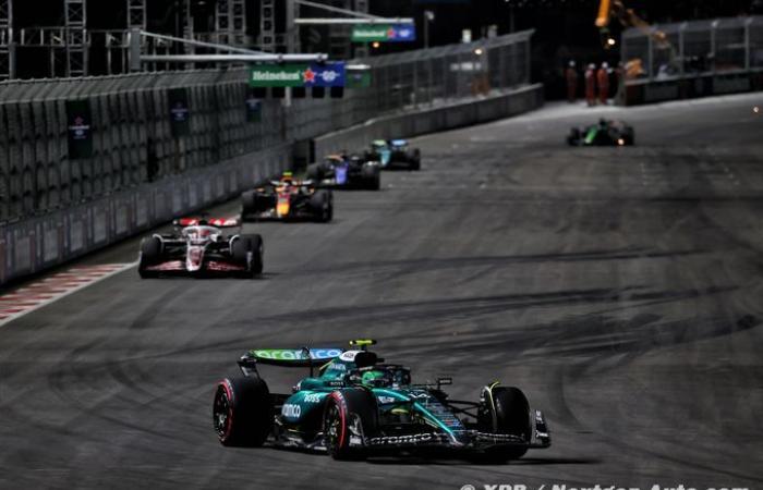 Formule 1 | Alonso proche des points à Vegas, Stroll a dû courir sans radio