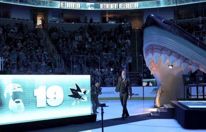 Joe Thornton | Les Sharks retirent le maillot numéro 19