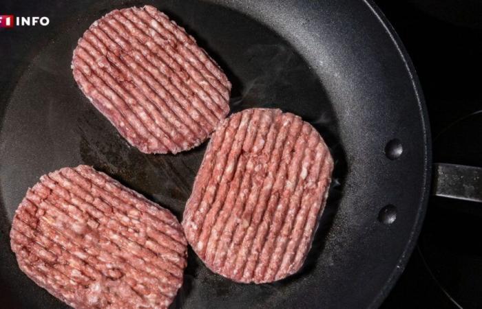 il découvre un morceau de verre en mangeant un steak haché surgelé