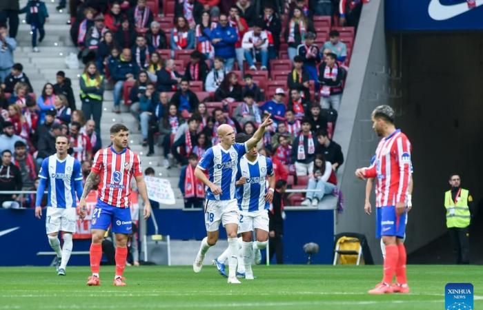 Atlético de Madrid contre. Deportivo Alavés-Xinhua