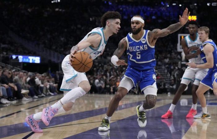 LaMelo Ball des Hornets marque un sommet en carrière de 50 points lors de la défaite contre les Bucks