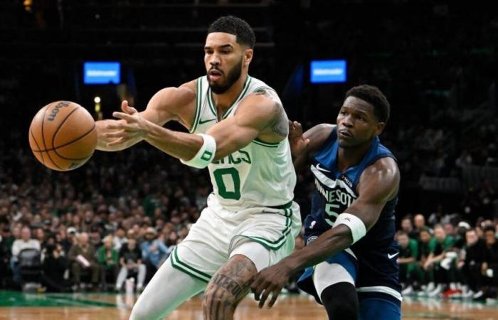 Jayson Tatum répond aux propos trash d’Anthony Edwards après que C ait battu les Wolves – NBC Sports Boston