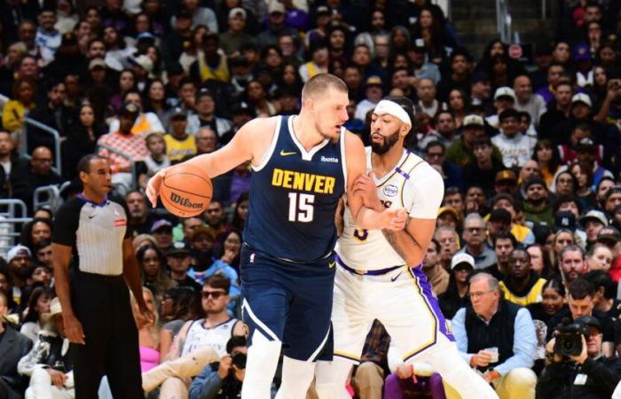 Les Lakers embarrassés par la défaite des Nuggets