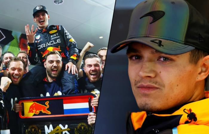 “Max n’a tout simplement pas de faiblesse” – Lando Norris salue le champion Max Verstappen alors qu’il scelle la gloire du titre à Las Vegas