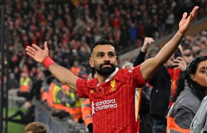 Le doublé de Salah place Liverpool à 8 points du sommet de la Premier League anglaise