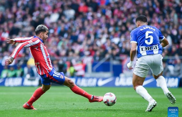 Atlético de Madrid contre. Deportivo Alavés-Xinhua