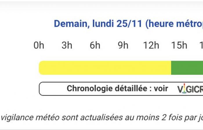 Weather alert for violent winds this Monday, November 25 in the Pyrénées-Atlantiques, Hautes-Pyrénées, Gers, Haute-Garonne, Ariège, Tarn-et-Garonne