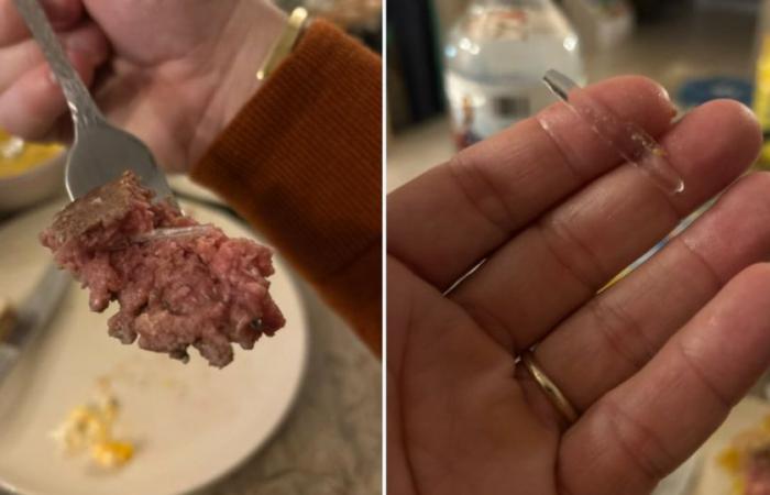 un homme dit s’être blessé en mordant un morceau de verre dans un steak haché picard