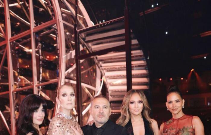 au coeur de son show époustouflant en Arabie Saoudite avec Céline Dion