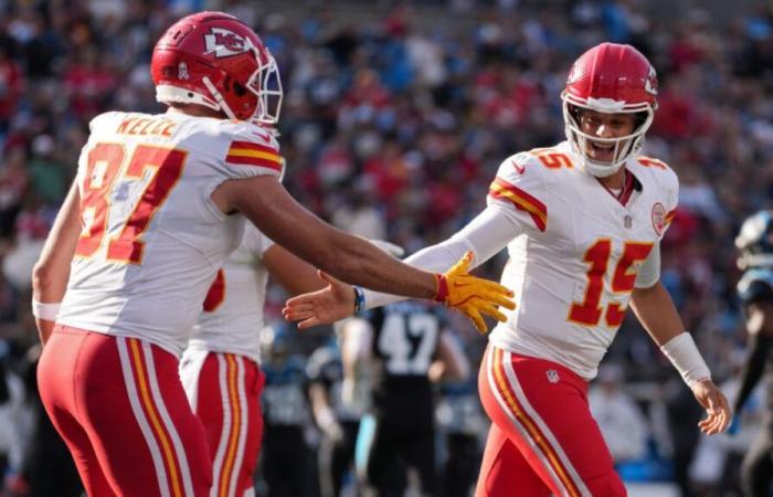 Patrick Mahomes sauve les Chiefs du désastre face aux Panthers