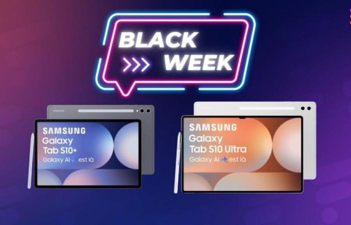 Les récentes Samsung Galaxy Tab S10 Plus et S10 Ultra ont droit à une pluie de réductions pendant la Black Friday Week