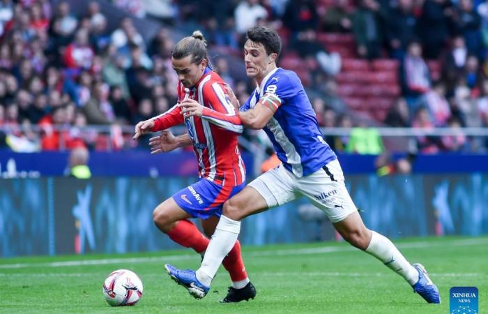 Atlético de Madrid contre. Deportivo Alavés-Xinhua