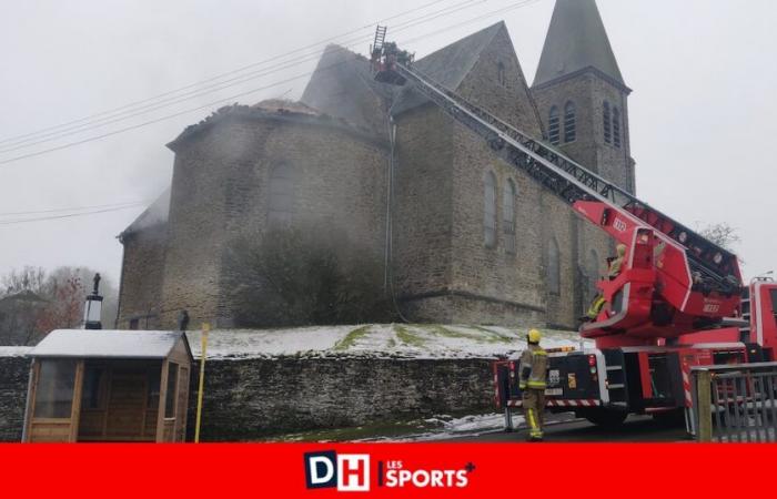 une partie du bâtiment complètement endommagée (photo)