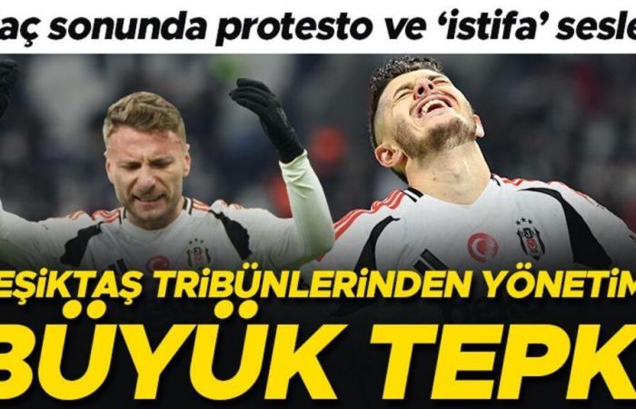 Réaction des supporters de Beşiktaş après la défaite historique ! Sifflets, « résignation » et fin du match…