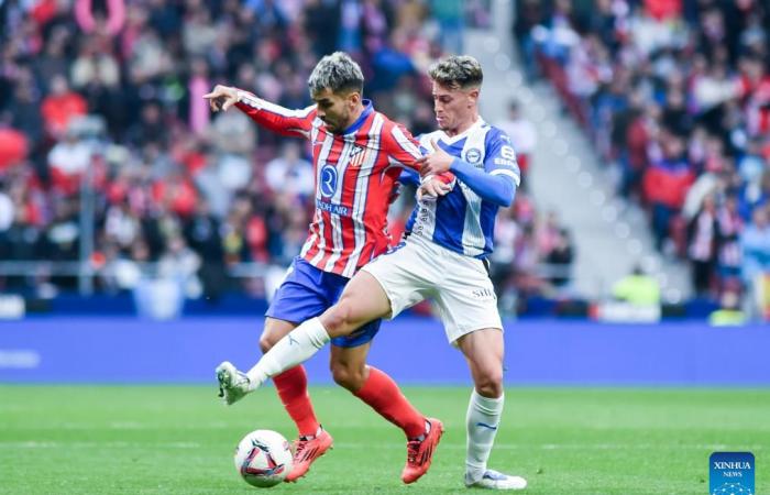 Atlético de Madrid contre. Deportivo Alavés-Xinhua